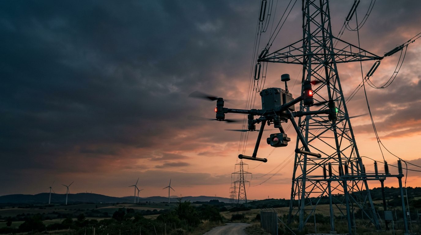 Utility, Energy & Industrial Inspection drone services